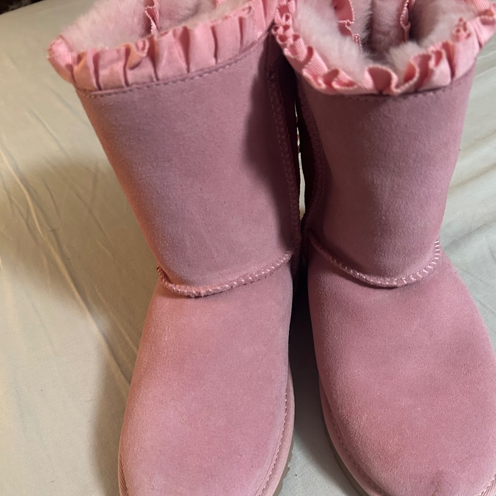Ugg Bailey Bow big girl Boot Pink New